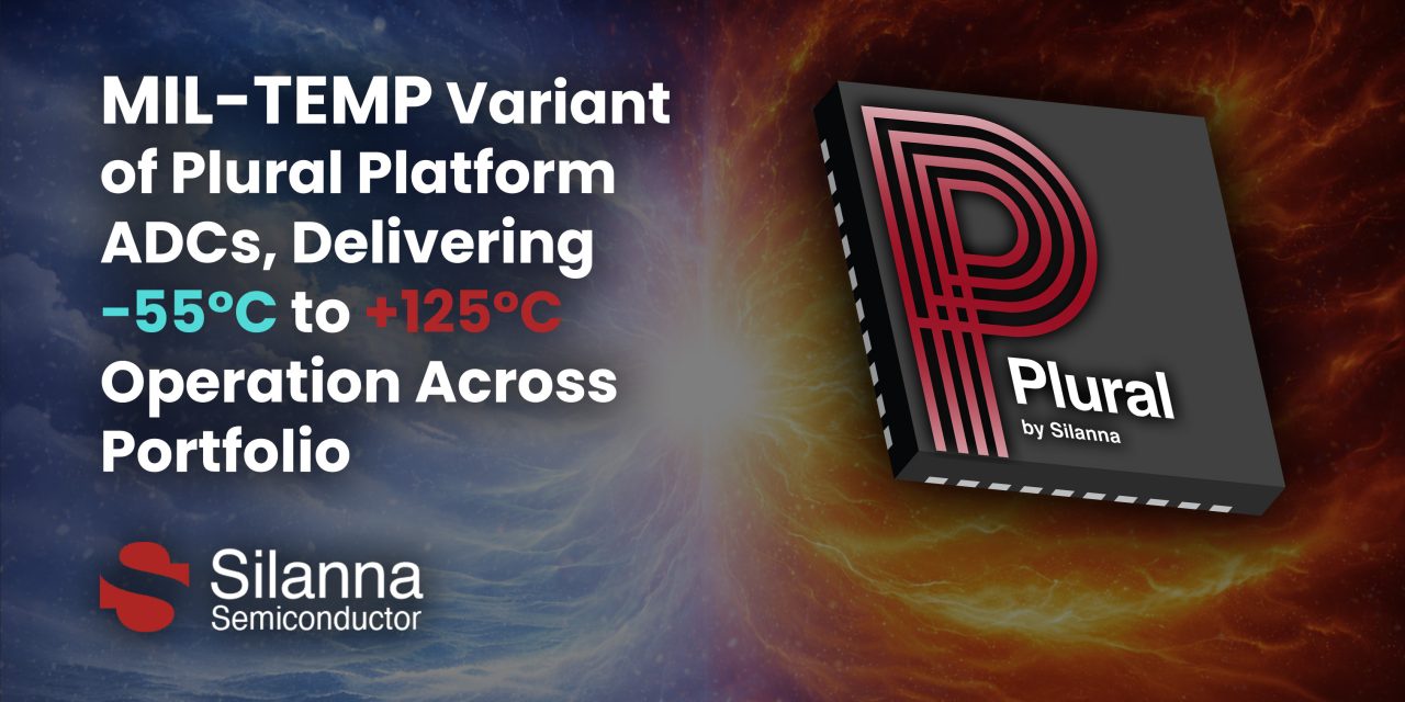 Silanna announces MIL-TEMP variant of plural platform ADCs, delivering −55°C to +125°C operation across portfolio