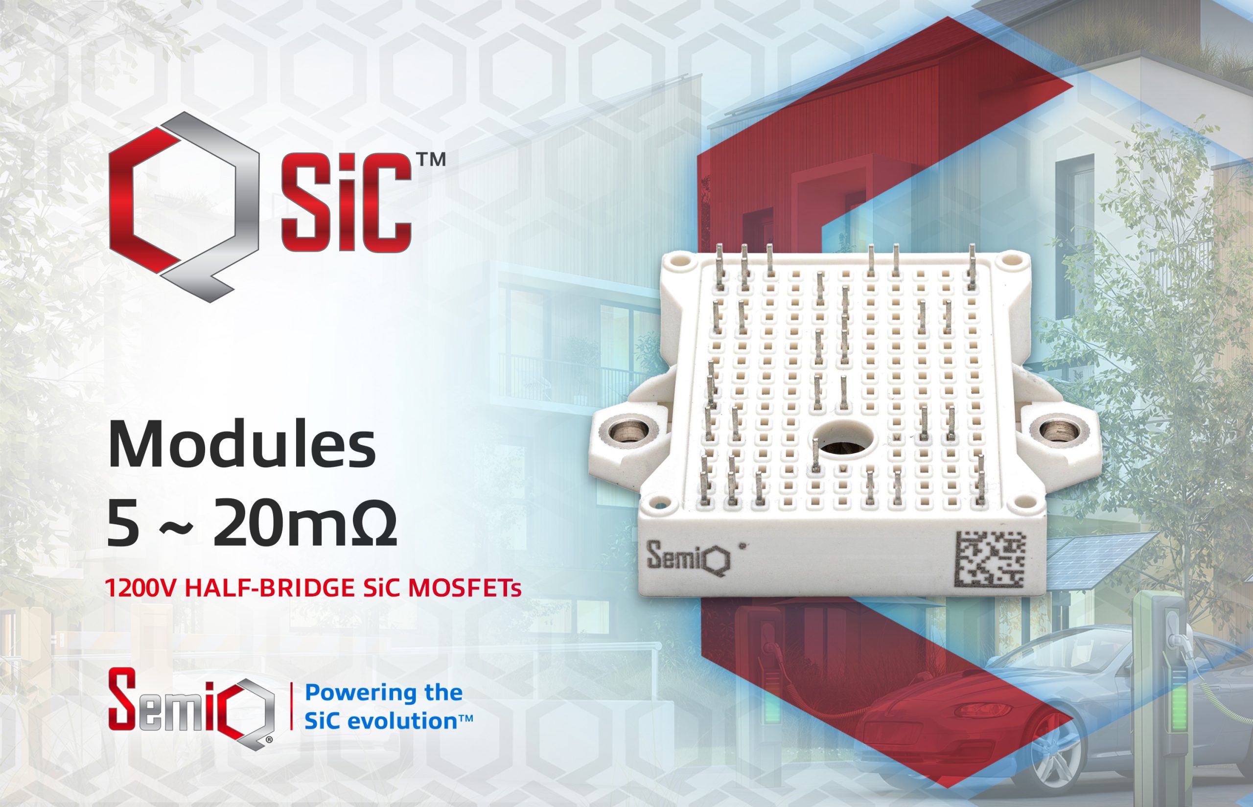 SemiQ unveils high-performance QSiC power modules in half-bridge packages