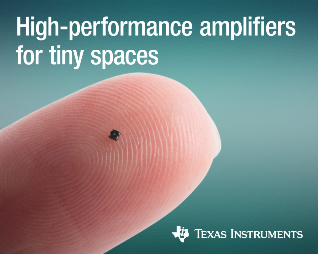Small size amps PR graphic