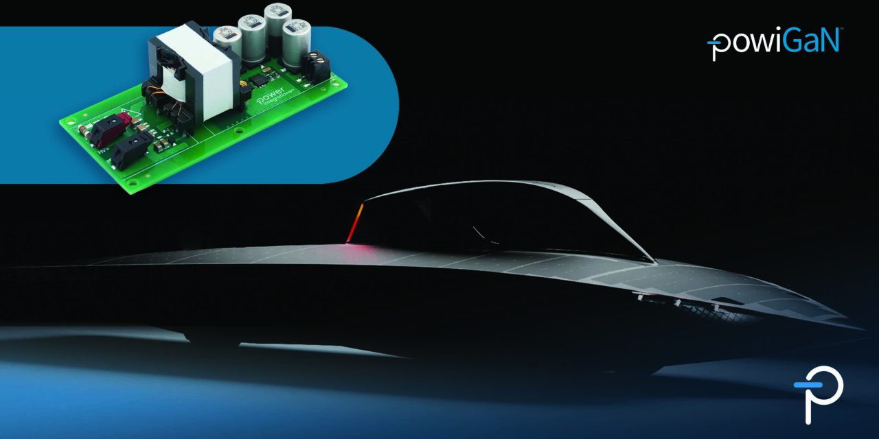 Power Integrations rolls out reference design kit for solar race cars featuring high-efficiency gallium-nitride IC