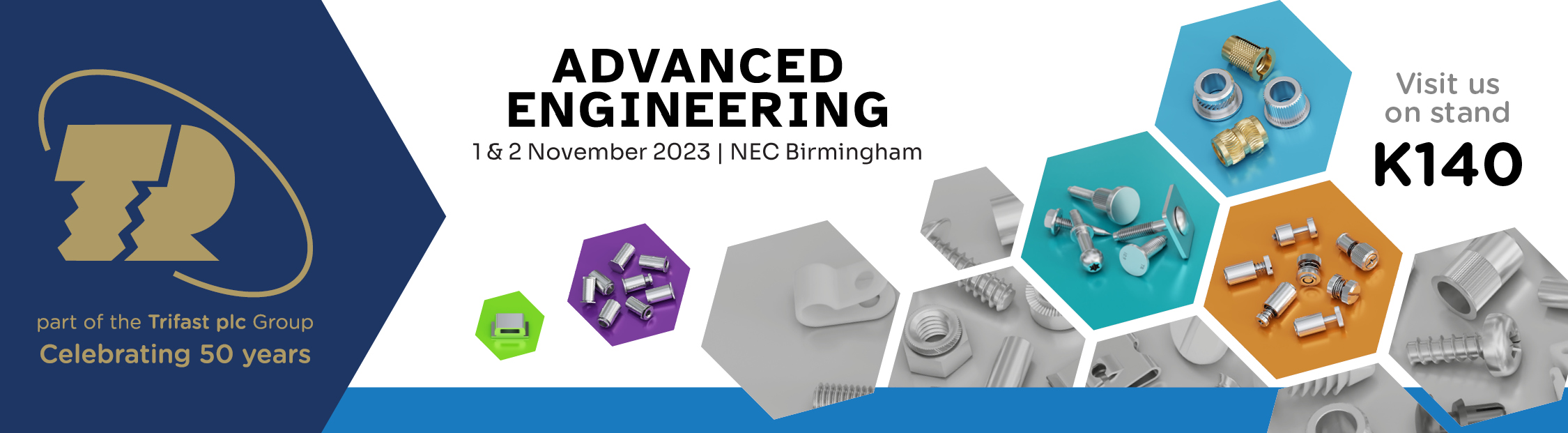 TR Fastenings to exhibit at Advanced Engineering Show 2023