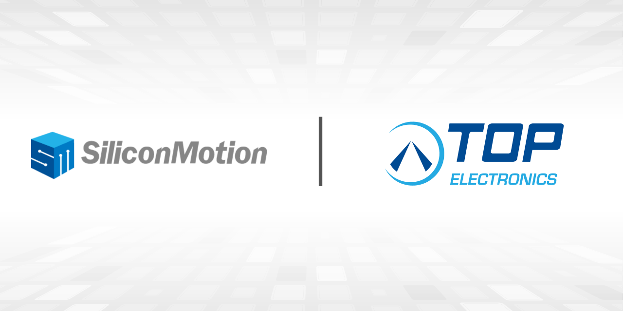 Silicon Motion teams up with TOP-electronics for market expansion of storage solutions for AI, automotive and industrial application in EMEA