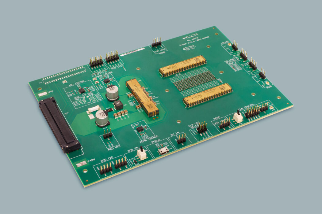 Vicor ChiP-set enables higher performance AI Accelerator Cards