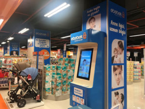 Zytronic technology at ebebek stores