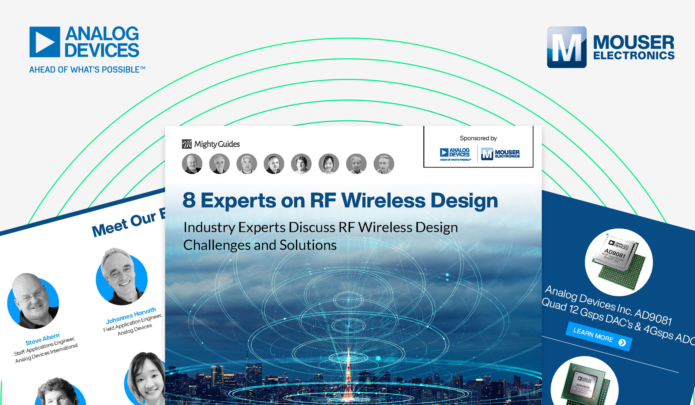 Mouser Electronics and Analog Devices deliver expert perspectives on RF wireless design in new eBook