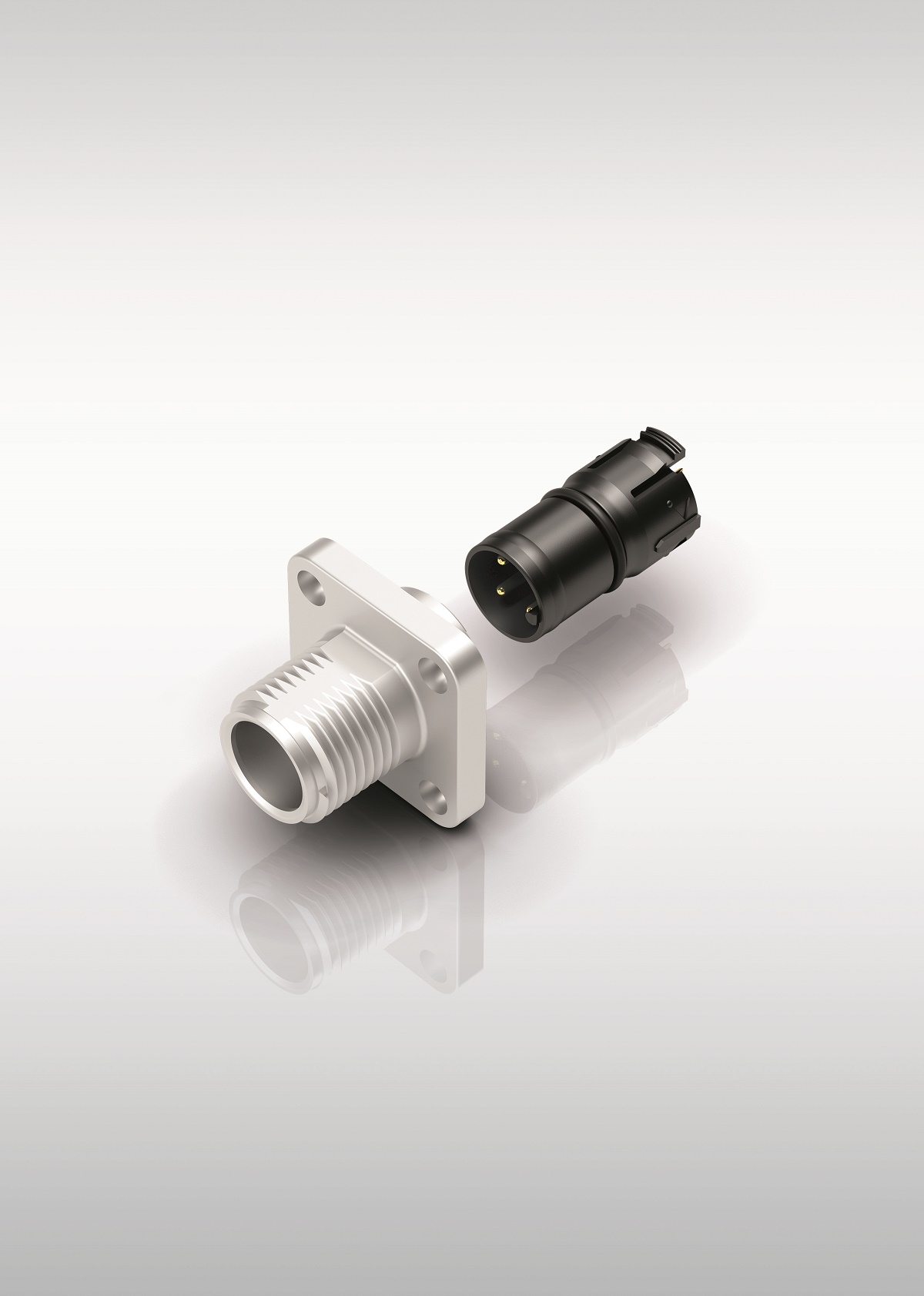 New Rectangular Flange Connectors with Latching, Multi-Position A-Coding