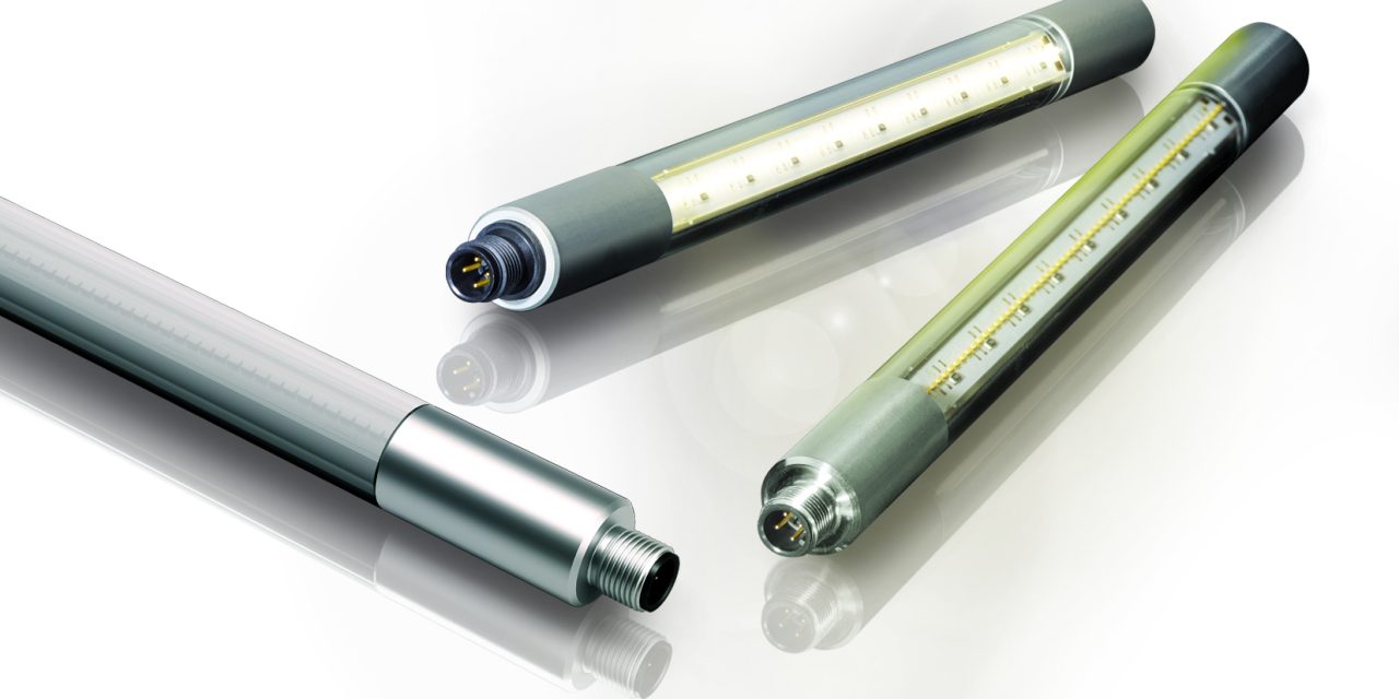 Precise white light and RGB signalling – combined in a single luminaire from binder