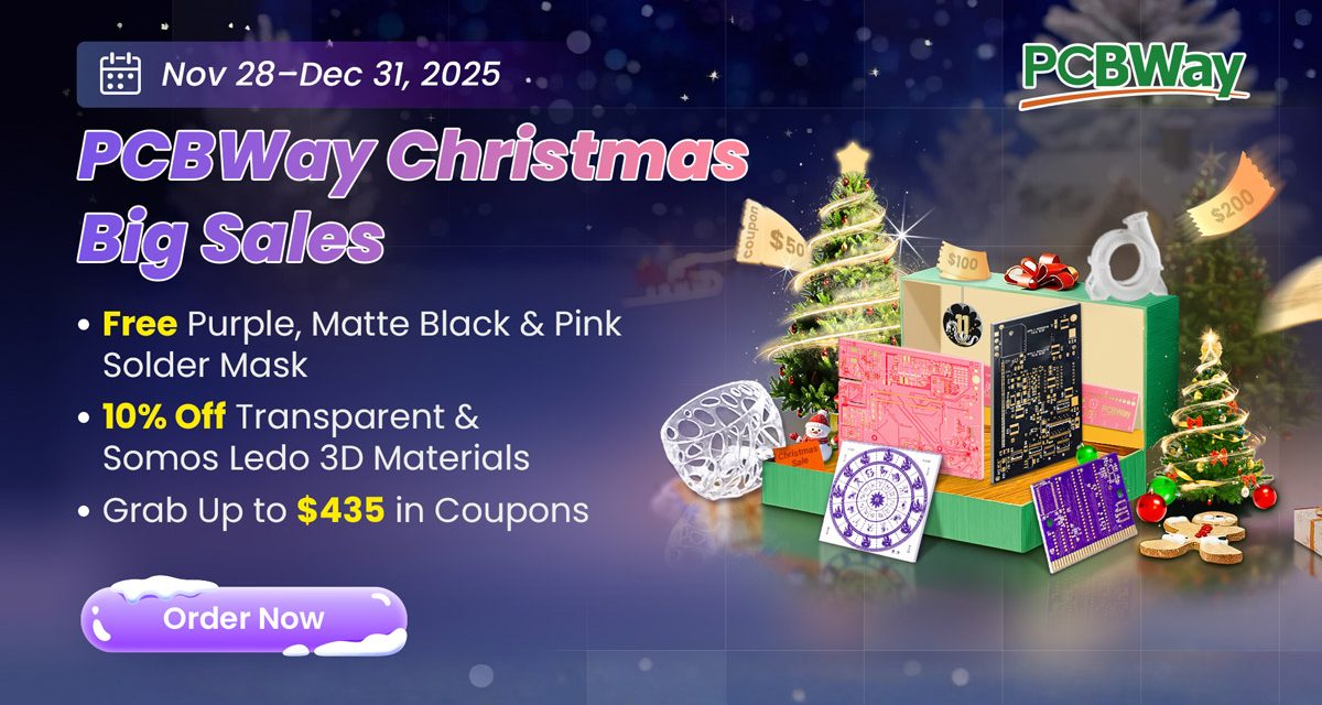 PCBWay’s Christmas Event Is Now Live
