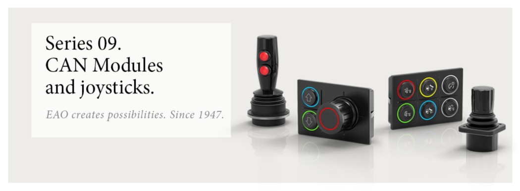 EAO showcasing innovative HMI switches, keypads, motion control and equipment cooling at Engineering Design Show 2019