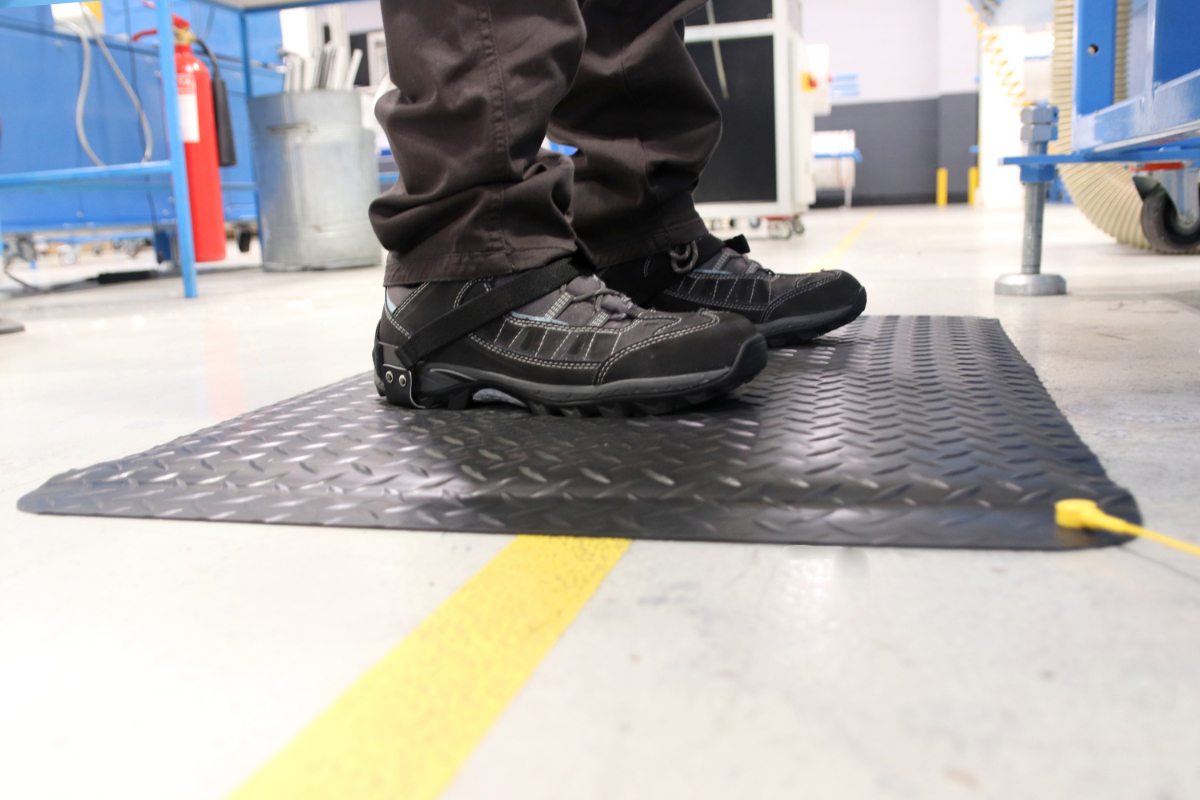 Heavy-duty anti-static floor mat from First Mats