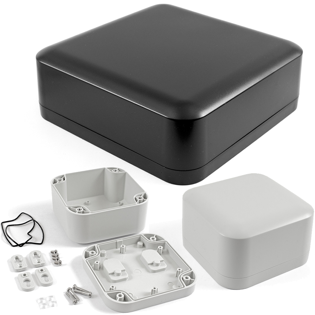 Hammond’s stylish new IP68 / IP66 1557 sealed wall mount/desktop plastic enclosures