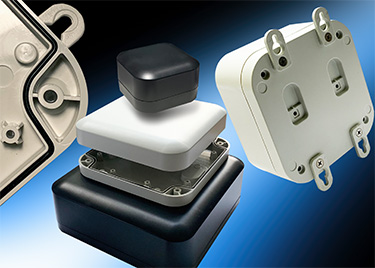 Hammond’s stylish new IP68 / IP66 1557 sealed wall mount/desktop plastic enclosures