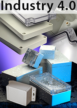 IP66 sealed polycarbonate and ABS enclosures for industrial applications