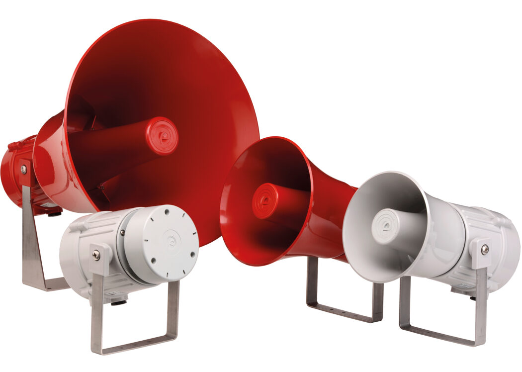 E2S M series upgraded alarm horn sounders in IP66/67 Type 4/4X/13 enclosures