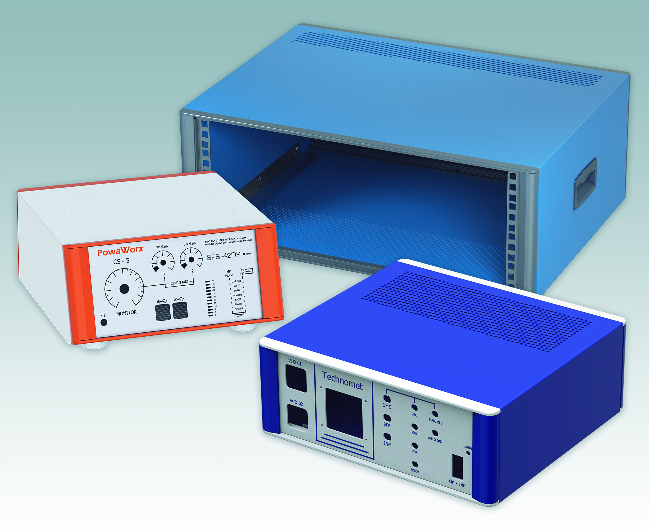 Eight new ‘no extra cost’ custom paint colours for METCASE enclosures