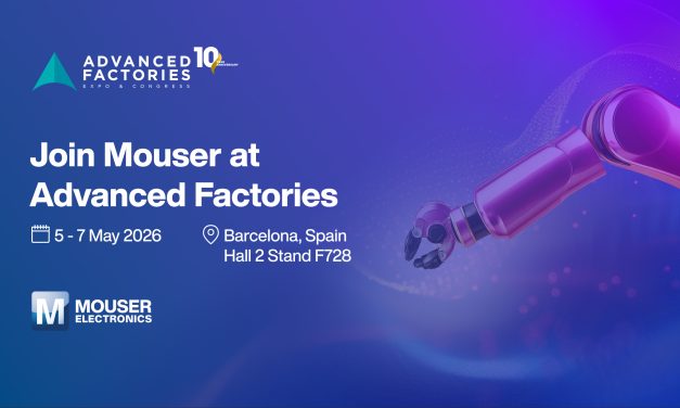 Mouser Electronics to demonstrate smart manufacturing technologies at Advanced Factories 2026