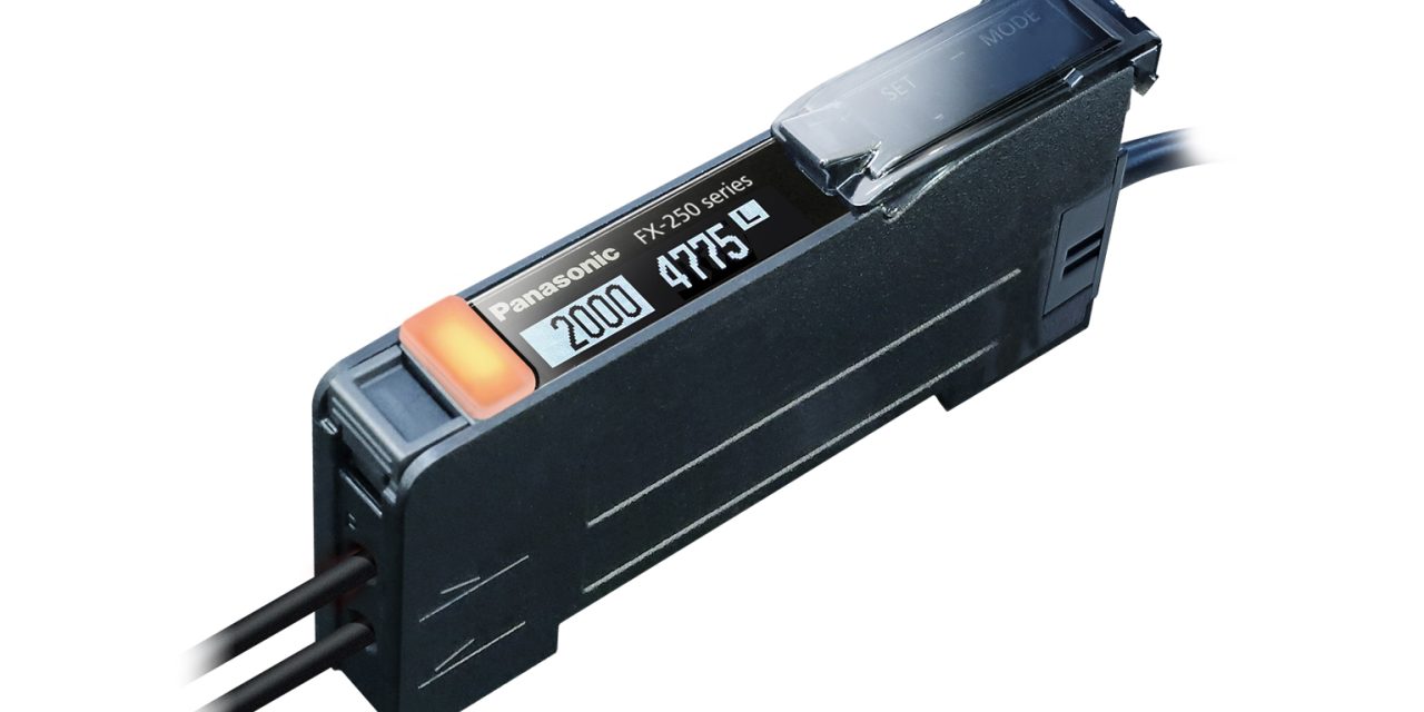Smart, easy to use, eco-friendly: FX-250 digital fibre sensor from Panasonic Industry