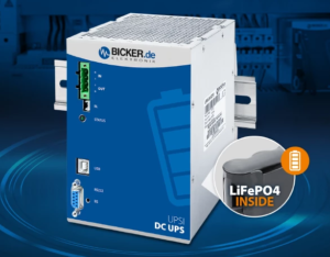 24V Nonstop Power – DC UPS with integrated LiFePO4 high-performance battery
