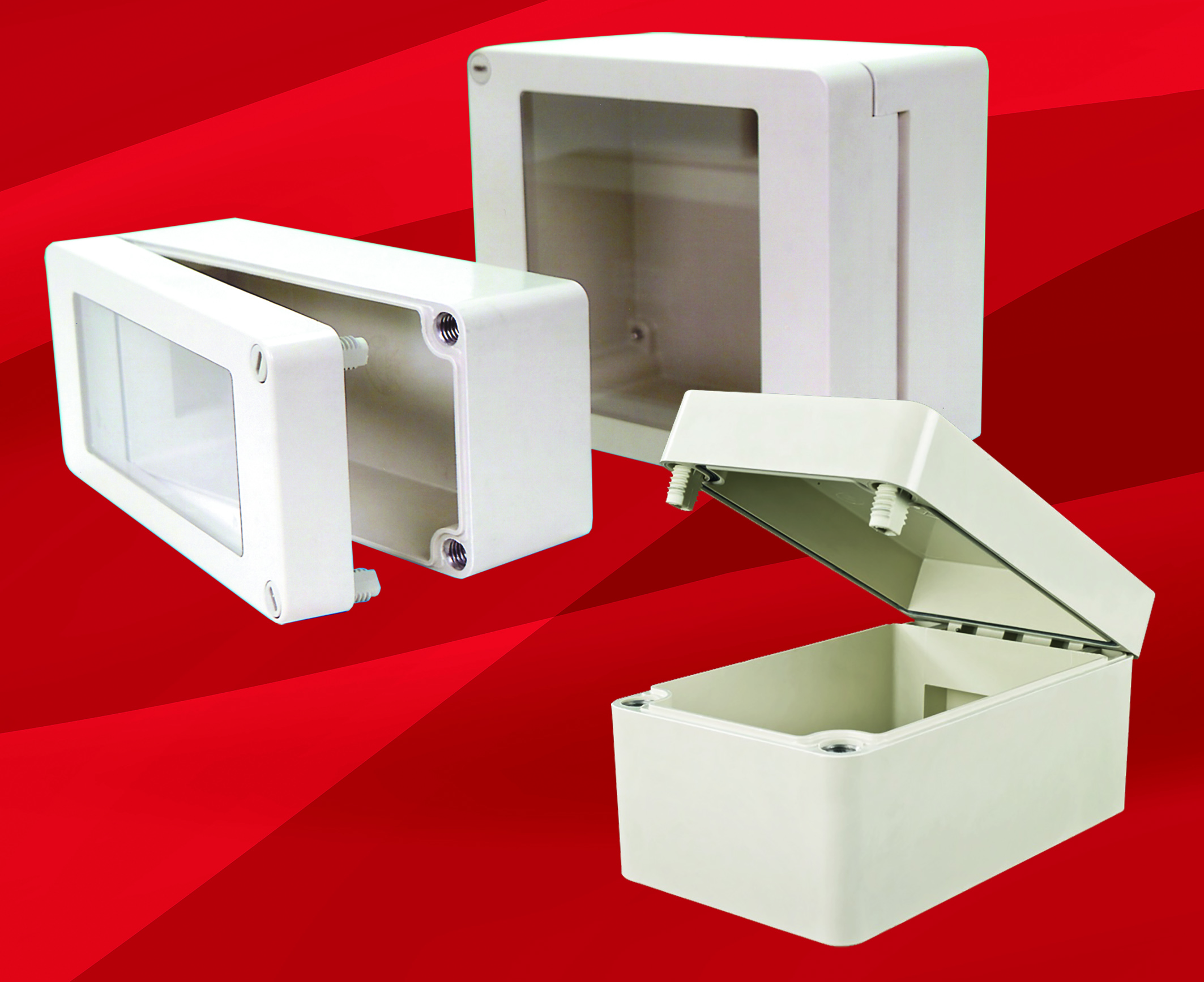 ROLEC’s polyDOOR hinged-lid GRP enclosures now in eight sizes